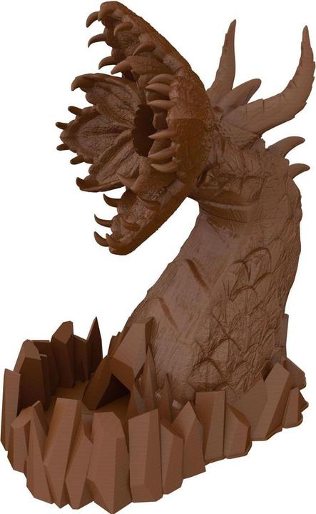 Produktbild Feldherr Fates End Würfelturm Moonworm braun – 3D-gedrucktes Tabletop-Gelände (Kunststoff)