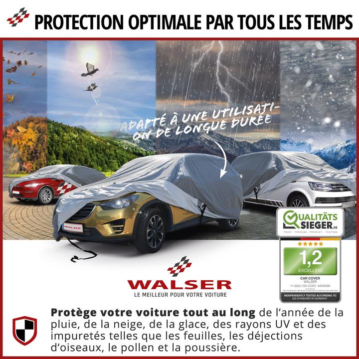 Immagine prodotto Walser Autoplane All Weather Plus, copertura auto SUV taglia S Grigio