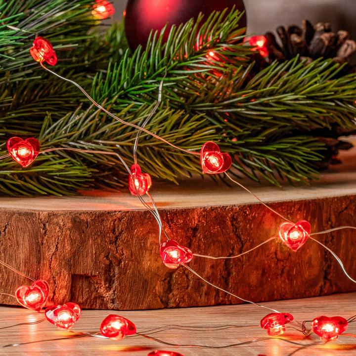 Produktbild Lindby Titciana Lichterkette Herz Valentine's Day (0.32 m)