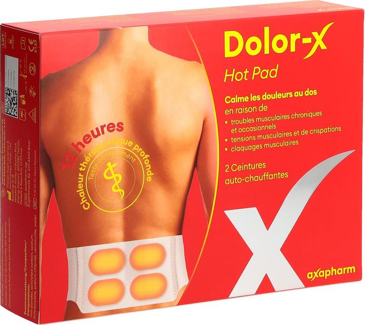 Actual product image Dolor-X Hot Pad Wärmeumschläge 2 Stk (2 x)