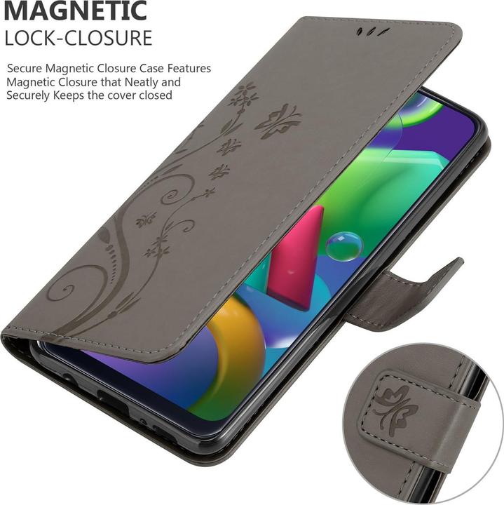 Actual product image Cadorabo Flower Book Cover (Samsung Galaxy M31)
