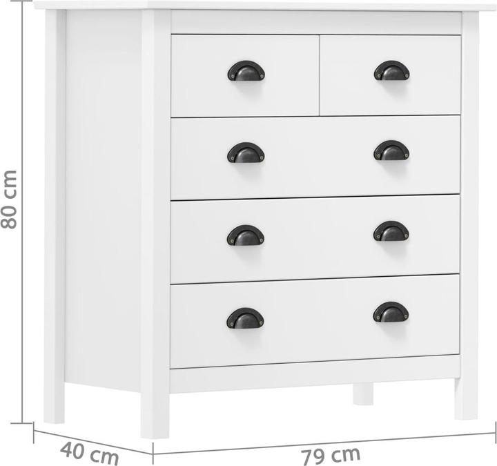 Produktbild vidaXL Sideboard (79 x 40 x 80 cm)