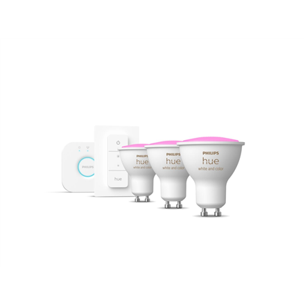 Actual product image Philips Hue White & Color Ambiance starter kit (GU10, 5.70 W, 350 lm, 3 x, G)