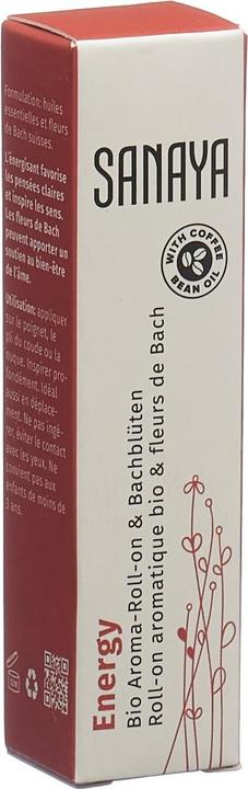 Actual product image Sanaya Aroma & Bach Flowers Energy Bio Roll on