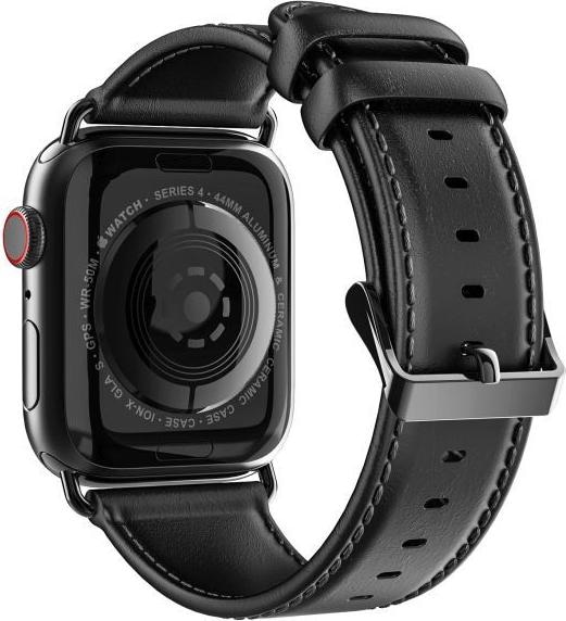 Actual product image Dux Ducis Business Series Genuine Leather Replacement Strap (44 mm, 45 mm, 42 mm, Genuine leather, Apple Watch Series 4, Apple Watch Series 5, Apple Watch Series 6, Apple Watch Series 7, Apple Watch Series 8, Apple Watch Series 9, Apple Watch SE, Apple Watch Series 1, Apple Watch Series 2, Apple Watch Series 3)
