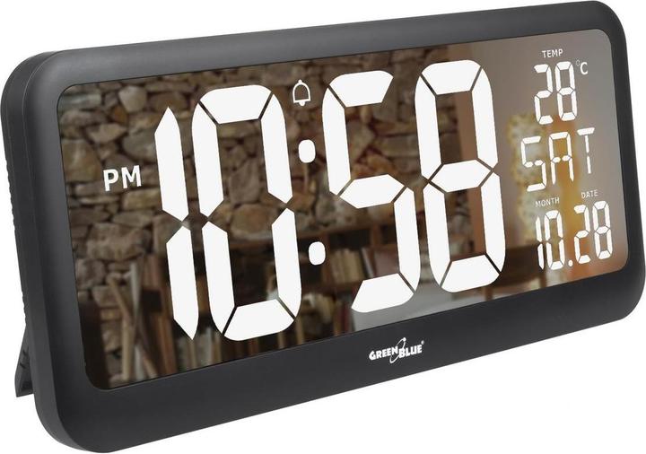 Produktbild Greenblue LCD-Wanduhr mit Temperatursensor