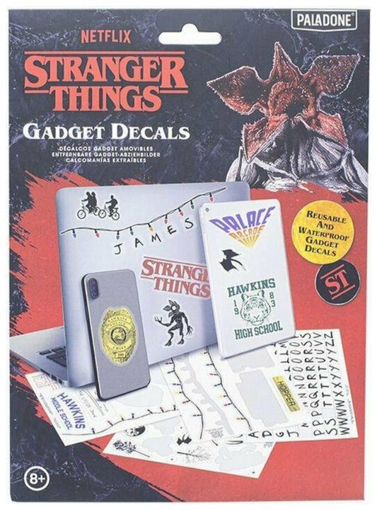 Paladone Products STRANGER THINGS - Decalcomanie per gadget
