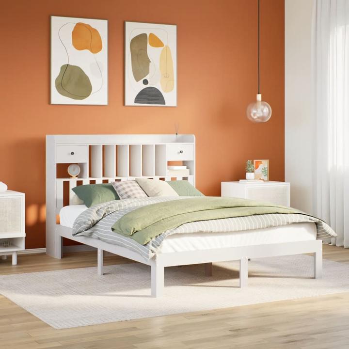 Produktbild vidaXL Bett mit Regal (150 x 200 cm)