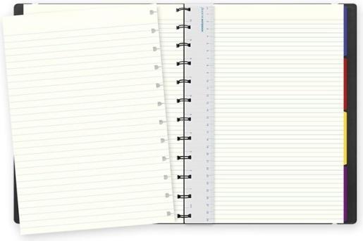 Image du produit Filofax Carnet de notes Notebook noir couverture souple (A4, À rayures, Couverture rigide)