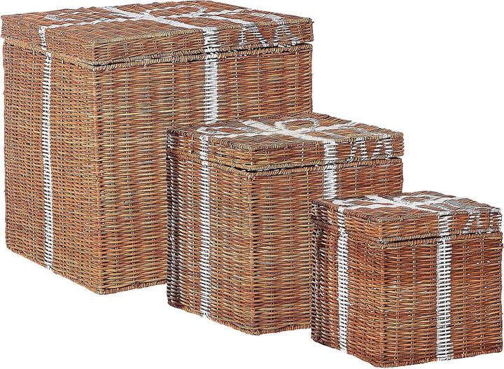 Produktbild Beliani Cadeau (3 x, 30 x 30 x 30 cm, 24 x 24 x 24 cm, 40 x 40 x 40 cm)