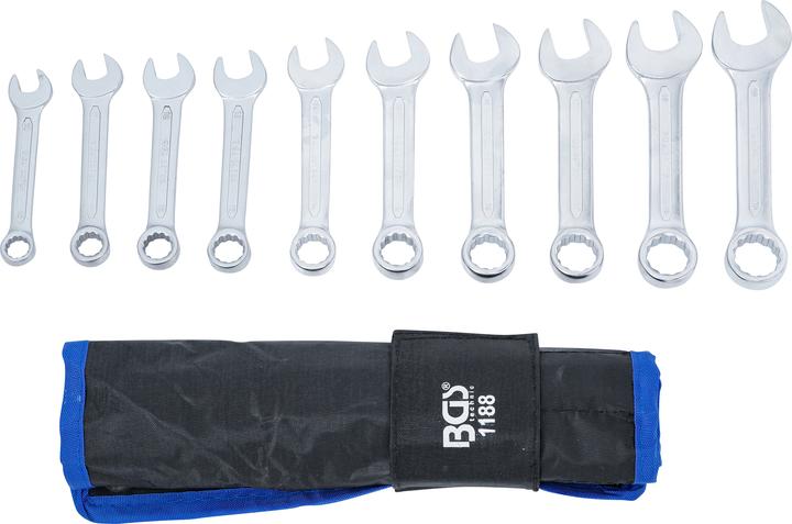 Produktbild BGS Maul-Ringschlüssel-Satz (19 mm, 12 mm, 14 mm, 16 mm, 10 mm, 18 mm, 17 mm, 11 mm, 15 mm, 13 mm)