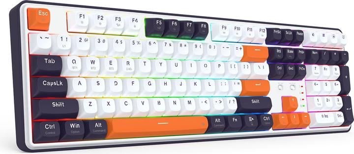 Actual product image Redragon K689WBO-RGB-PRO Wyvern (Eng. Int., Cable, Wireless)
