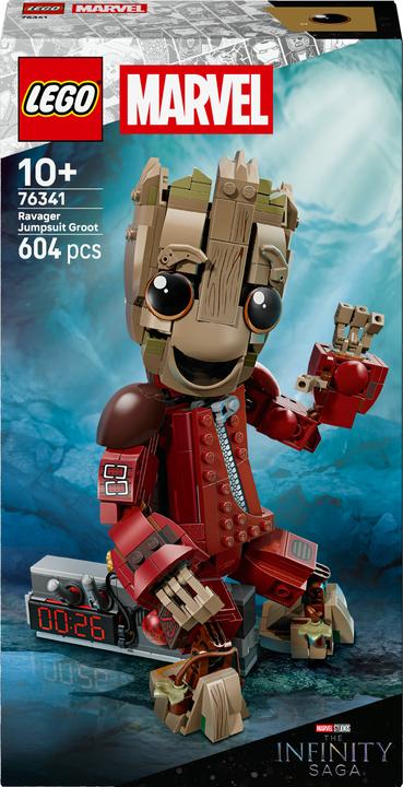 Actual product image LEGO Marvel Super Heroes Groot in Ravager outfit (76341, LEGO Marvel)