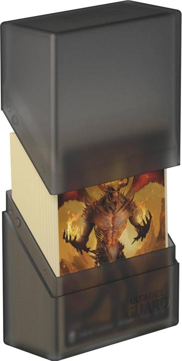Actual product image Ultimate Guard Card Box Boulder Deck Case Standard Size 40+ Onyx