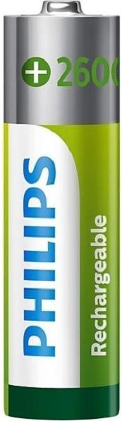Immagine prodotto Philips Ricaricabile (4 pz., AA, 2600 mAh)