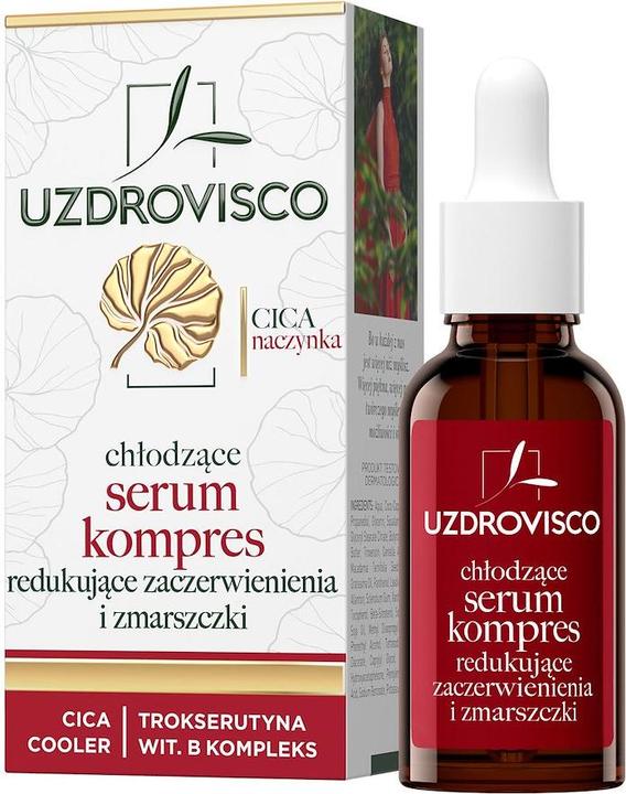 Actual product image Uzdrovisco Cooling Serum Compress Reducing Redness And Wrinkles 30Ml (30 ml)