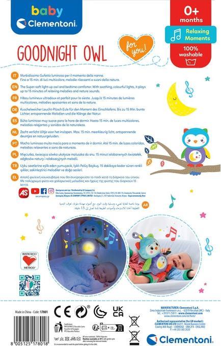 Produktbild Clementoni Baby - Weiche Spieluhr Eule