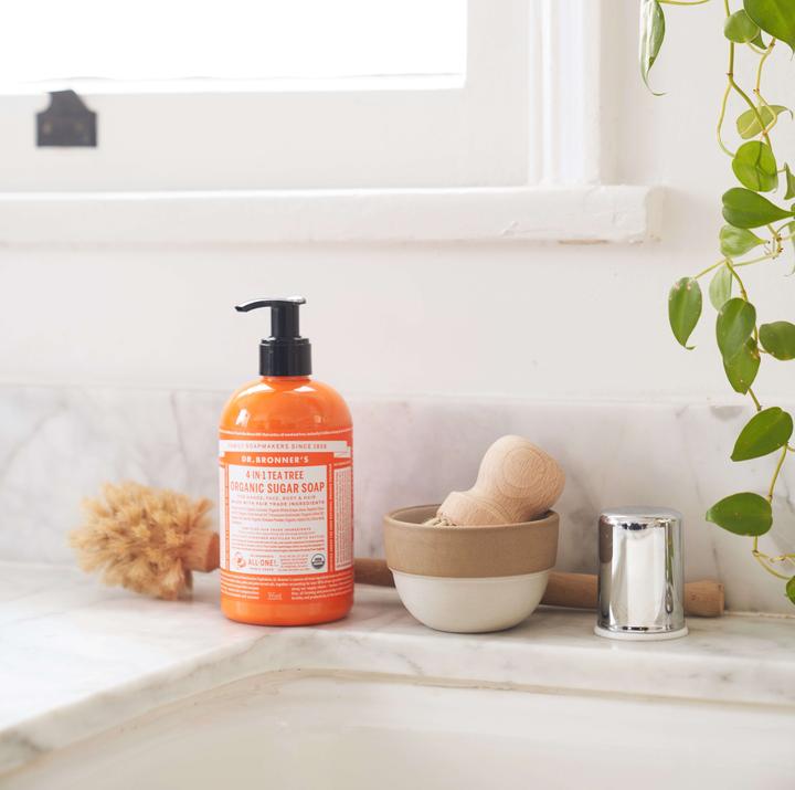 Produktbild Dr. Bronner's Organic Sugar Soap Tea Tree 355 ml (355 ml)