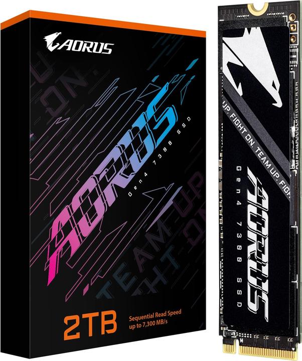 Produktbild Gigabyte AORUS Gen4 7300 (2000 GB, M.2 2280)