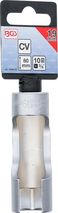 Actual product image BGS Special Socket, slotted 10 mm (3/8") Drive 19 mm (19 mm)