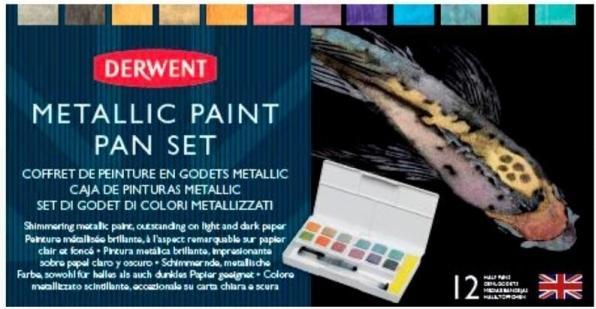 Immagine prodotto Derwent Tavolozza per pittura metallica 12 pezzi