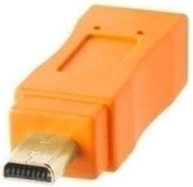 Actual product image Tether Tools Cable TetherPro USB 2.0 to USB 2.0 Micro-B 8-Pin, 4.6 m Org (4.60 m, USB 2.0)