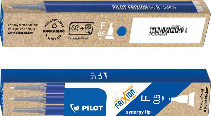 Actual product image Pilot FriXion Refill Point Set Set of 3 (Refill, Blue, 0.30 mm)