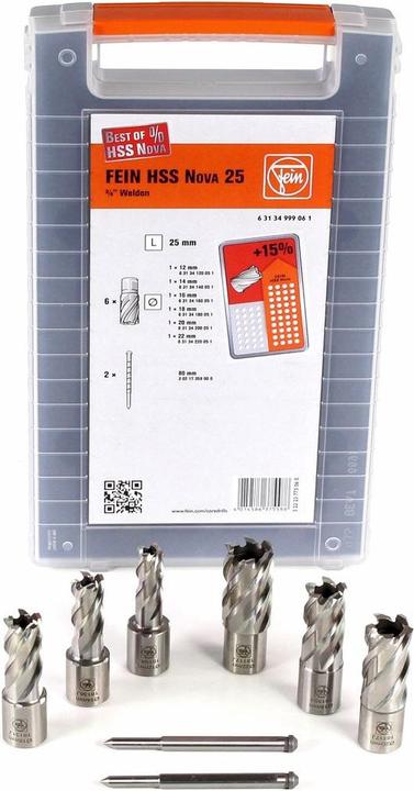 Image du produit Fein Kit de carottage 63134999061 1 S (12-22 mm)