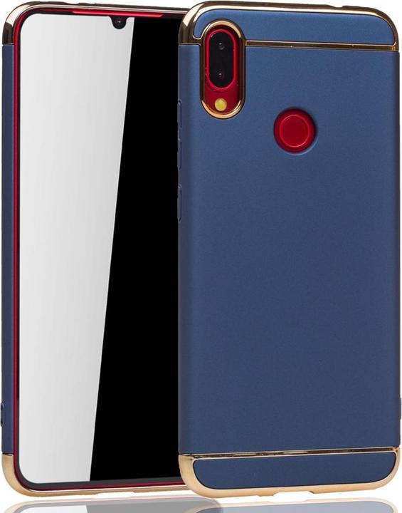Produktbild König Design Xiaomi Redmi Note 7 Hülle Case Handy Cover Schutz Tasche Schutzhülle Bumper Blau (Xiaomi Redmi Note 7, Xiaomi Redmi Note 7 Pro)
