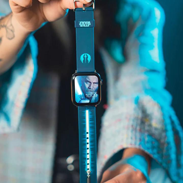 Immagine prodotto Moby Fox Bracciale Smartwatch Star Wars Darth Vader Lightsaber 22 mm (22 mm, Acciaio inossidabile, Silicone)