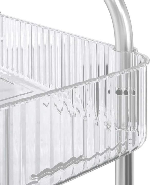 Immagine prodotto vidaXL Carrello portaoggetti 3 ripiani Acrilico trasparente