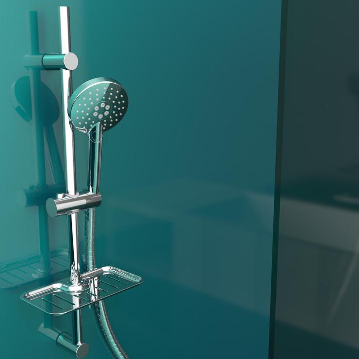 Actual product image Eisl Shower bar set bathroom RIMINI bar shower set chrome Including hand shower DX7020CSB (3 Beam types, 16 l/min)