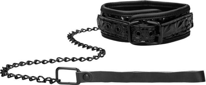 Ouch! Luxury Collar with Leash