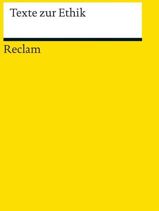 Produktbild Texte zur Ethik (Deutsch, Detlef Horster, 2012)