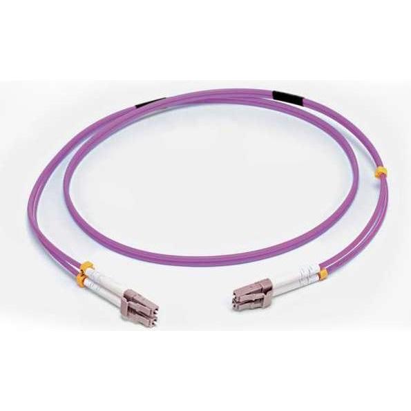 C2G Lc/Lc Om4 Lszh Glasfaser-Patchkabel - Violett (7 m), Netzwerkkabel