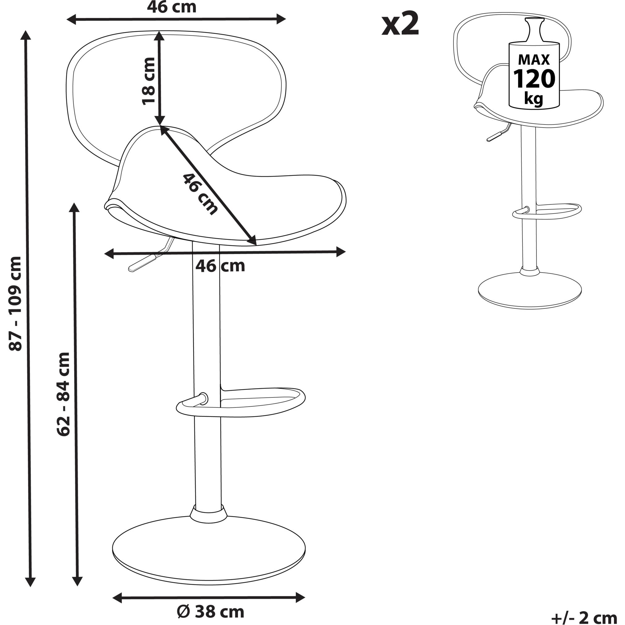 Thumbnail - Beliani, Barhocker, Conway Ii