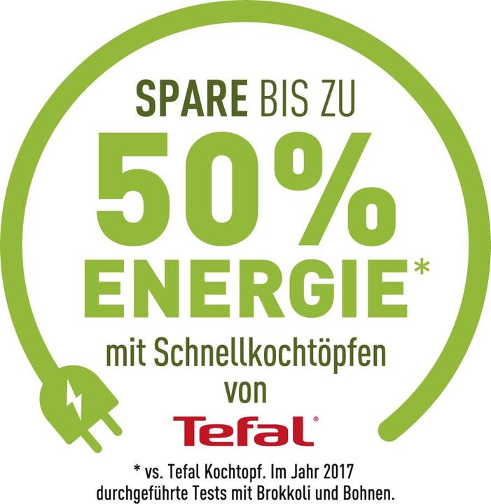 Image du produit Tefal Secure Trendy Schnellkochtopf (Cuiseur à vapeur, Acier inoxydable, 22 x 25.05 cm)