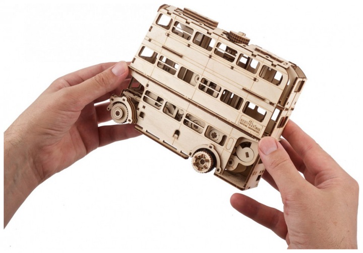 Actual product image Ugears Harry Potter Knight Bus