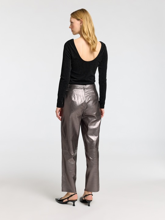 Immagine prodotto Selected Femme Top glitterato con maniche lunghe (XXL)