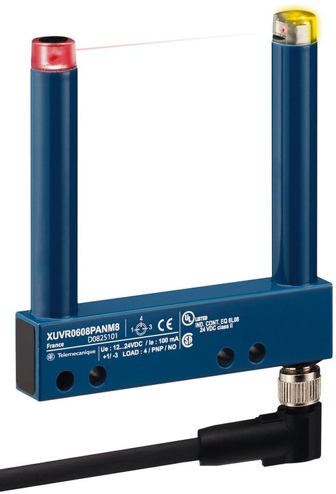 Productafbeelding TE Sensors PNP gevorkte foto-elektrische sensor