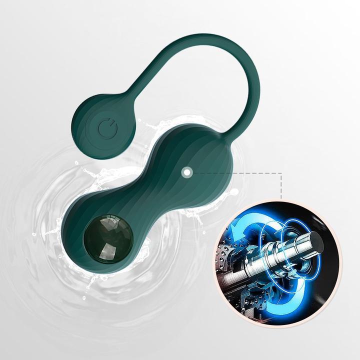 Actual product image Magic Motion Crystal Duo Smart Cone Vibrator with Weight Set