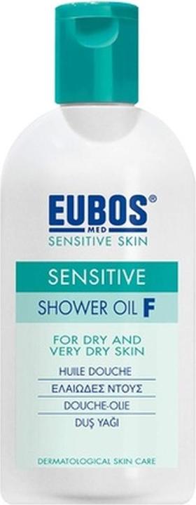 Eubos Sensitive Shower Oil for Dry/Very Dry Skin 200ml (200 ml)