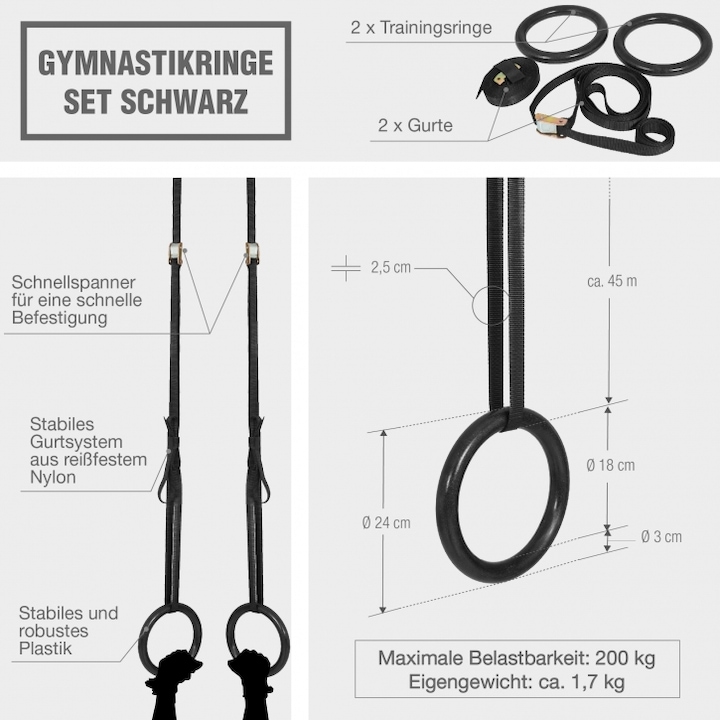 Produktbild Gorilla Sports Turnringe