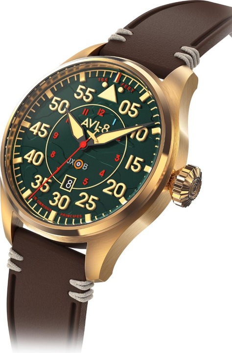 Produktbild AVI-8 AV-4097-04 Pilot Hawker Hurricane Automatik 46mm 5ATM