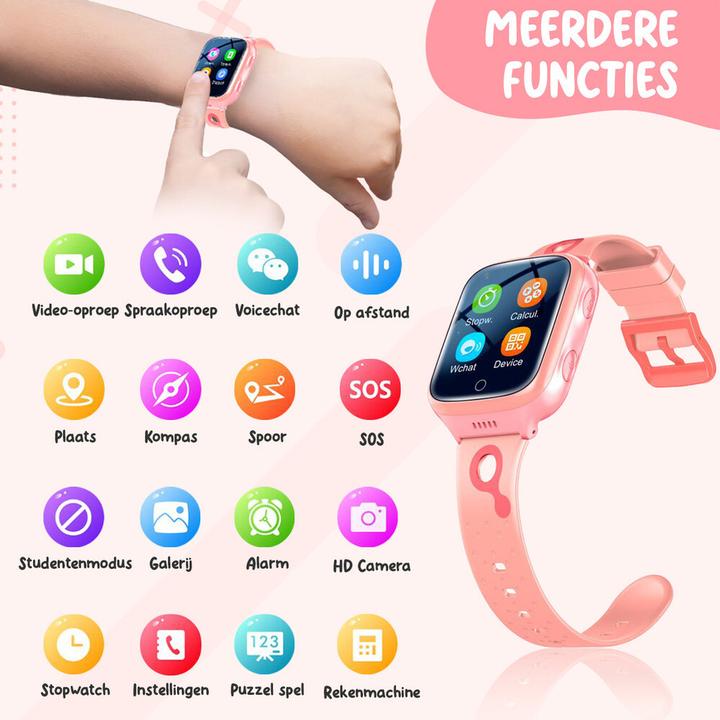Actual product image Ishiva UFUZON Smartwatch Kinder-Pink