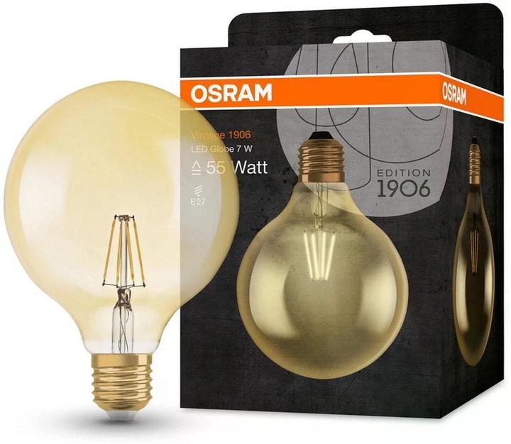 Actual product image Osram Vintage 1906 Led Classic Globe (E27, 7 W, 720 lm, 1 x, E)