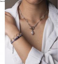 Immagine prodotto Rayher Halbedelsteinperlen Blauquarz 40 Stk.