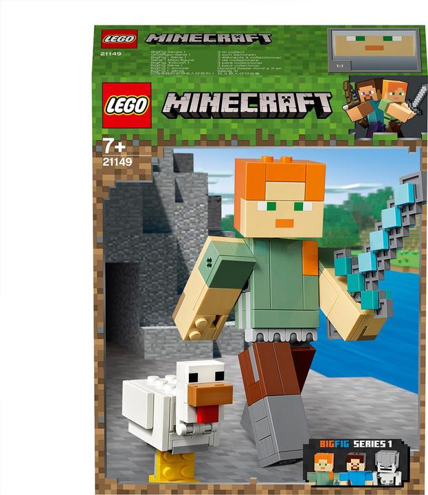 Produktbild LEGO Alex mit Huhn (21149, LEGO Minecraft)