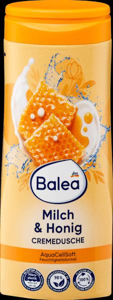 Actual product image dm Balea Cream Shower Milk Honey (300 ml)
