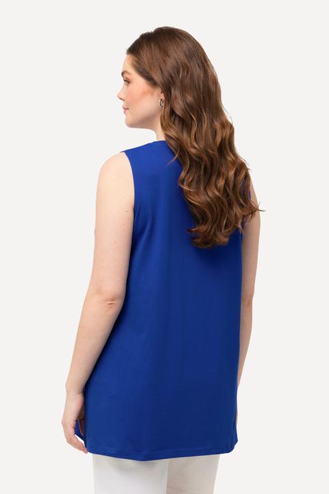 Actual product image Ulla Popken Essential Square Neck Stretch Cotton Tank (60)